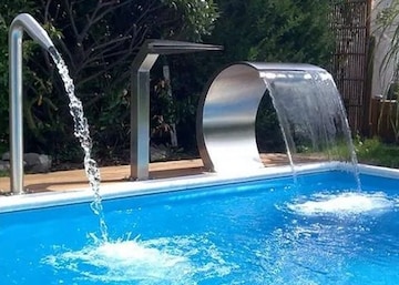 Ksheat Pool Fountain With Lights, 2-IN-1 Solar Pool Fountains For Inground Pools, 360° Adjustable Dual Spray Pool Sprinkler Fountain
