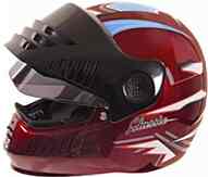 Delta Full Face Helmet Wine Red 