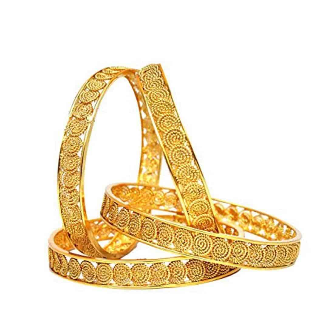 18 CARAT GOLD BANGLES Price Starting From Rs 5,800/Gm. Find