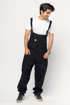 Loose Dangri Dress Dangri Dress Women Denim Dungaree Side Slit Denim  Dungaree Dress