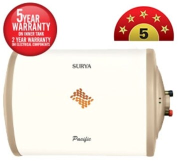 Surya Glasslined Pacific H Storage Water Heater - Get Best Price from  Manufacturers u0026 Suppliers in India