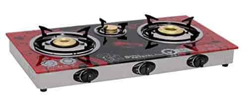 Surya 3 Burner Multi Color Glass Cooktop Features Price Reviews