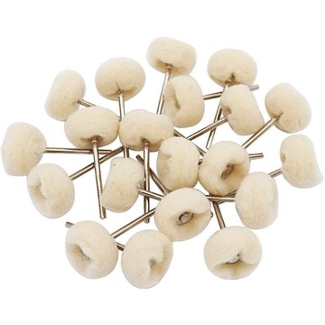 Wool Felt Polishing Buffing Wheel For Dremel Rotary Tool, 80Pcs Wool