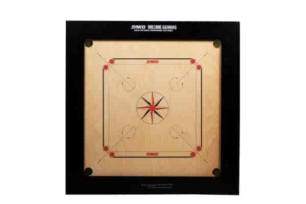 Synco Wooden Champion Genius Carrom Board 16 mm in North 24