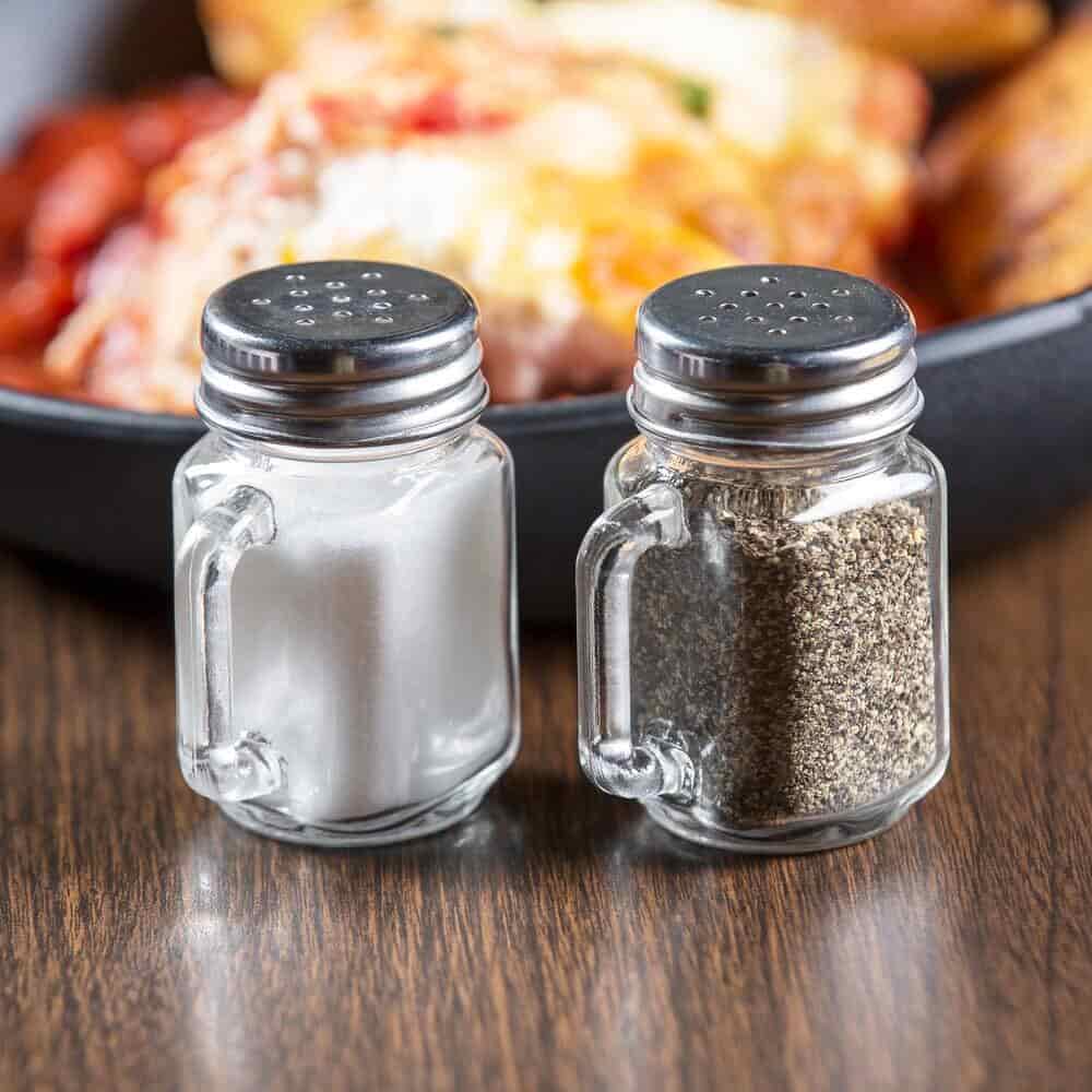 miniature salt and pepper shakers
