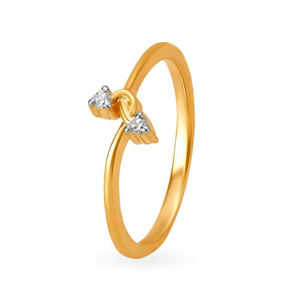 Buy quality Eva Round With Wave design Diamond Ring in Pune