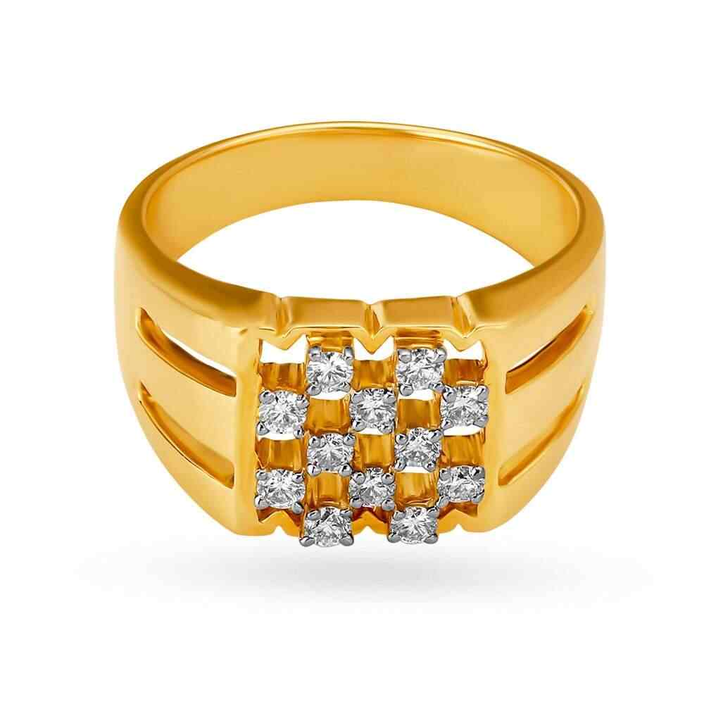 Stylish Elegant Diamond Ring for Men