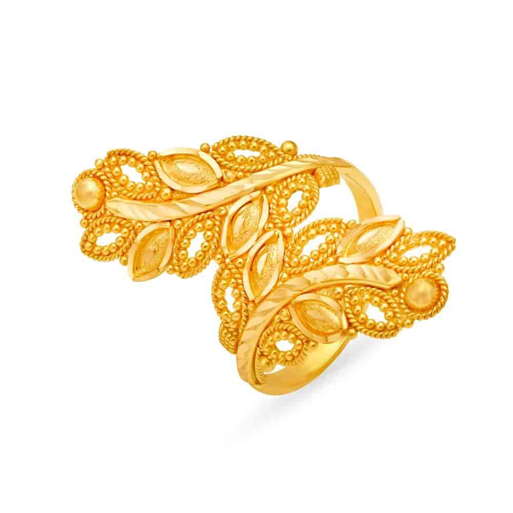 Buy Mia by Tanishq Letter L 14kt Gold Alpha Ring at Amazon.in