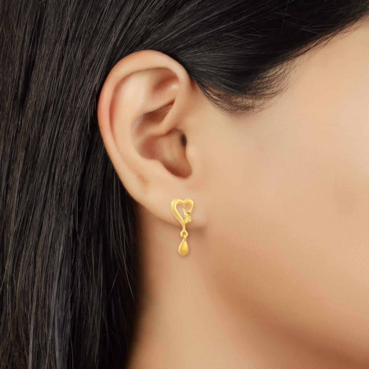 Tanishq Romantic Gold Drop Earrings Price Starting From Rs 16 847. Find Verified Sellers in Karad JdMart