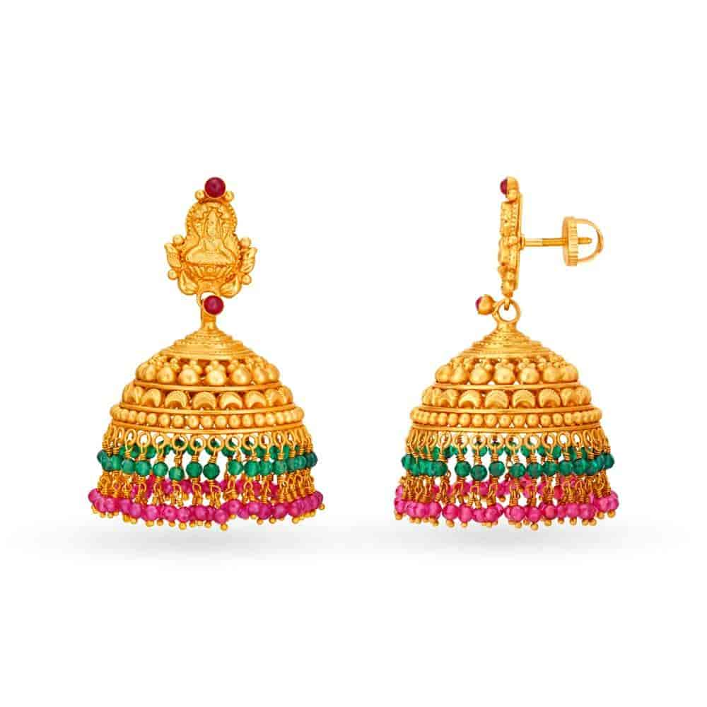 Tanishq on sale jewellery jhumka