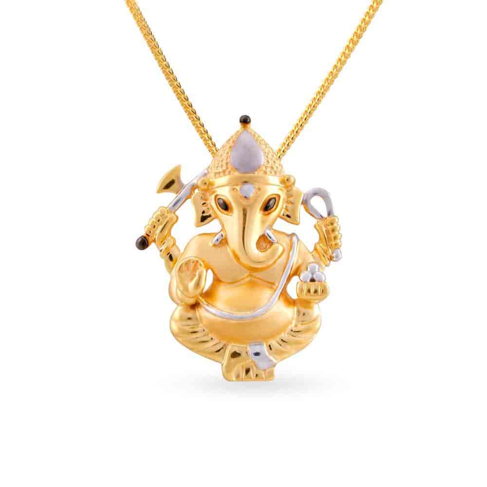 TANiSHQ Auspicious Gold Pendant in Bareilly Dealers