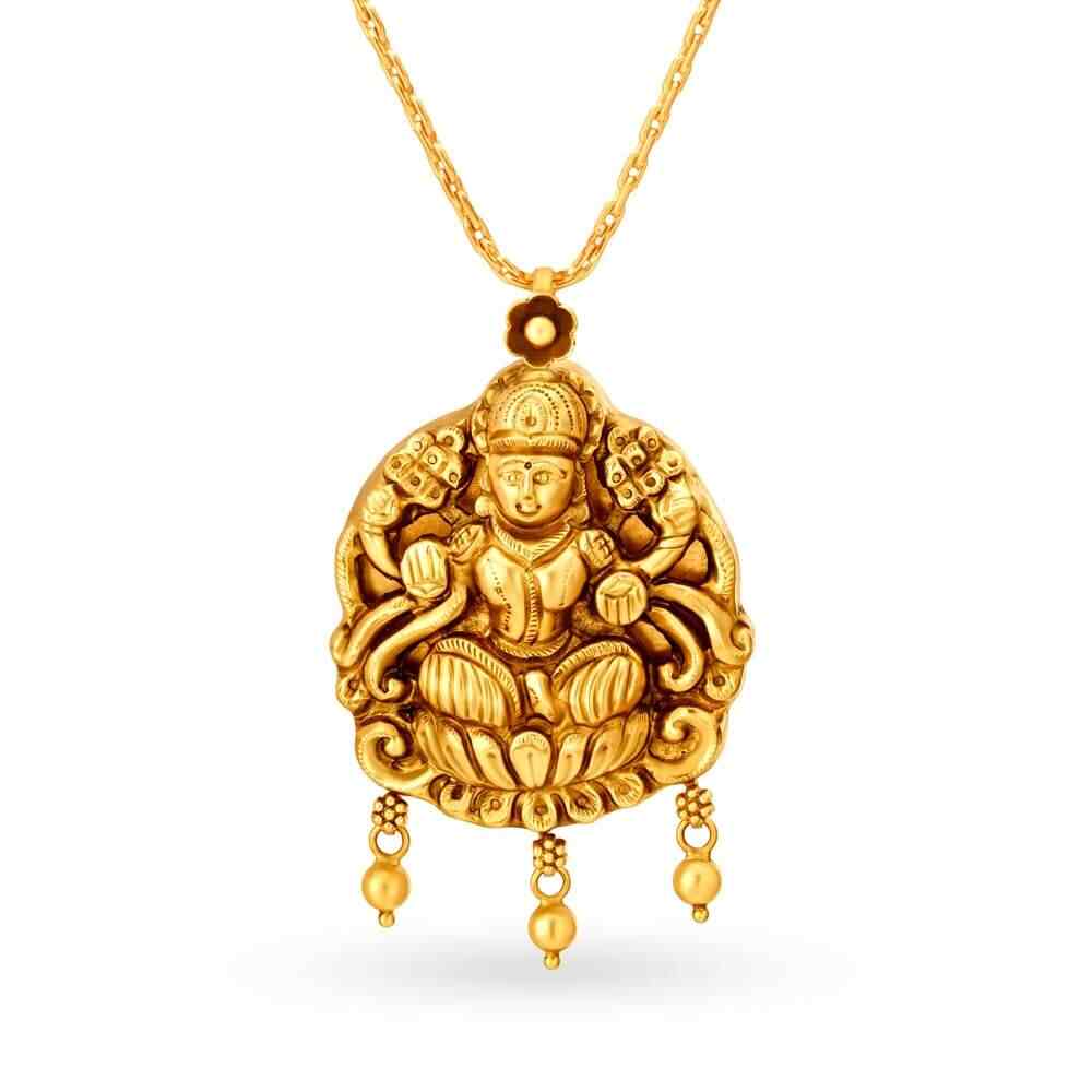 TANISHQ Ornate Goddess Lakshmi Gold Pendant Price Starting From Rs 88 280. Find Verified Sellers in Howrah JdMart
