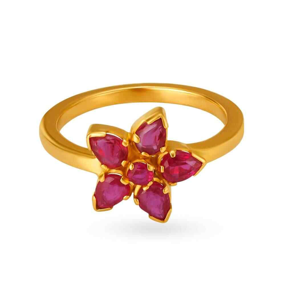 Ruby stone ring price in tanishq hotsell