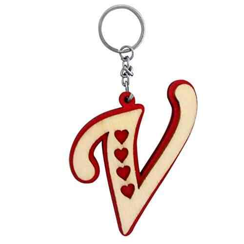 keychains with alphabet letters