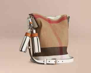 burberry small ashby in canvas