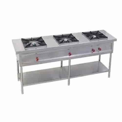 Restaurant Three Burner Stove in Bikaner Dealers Manufacturers