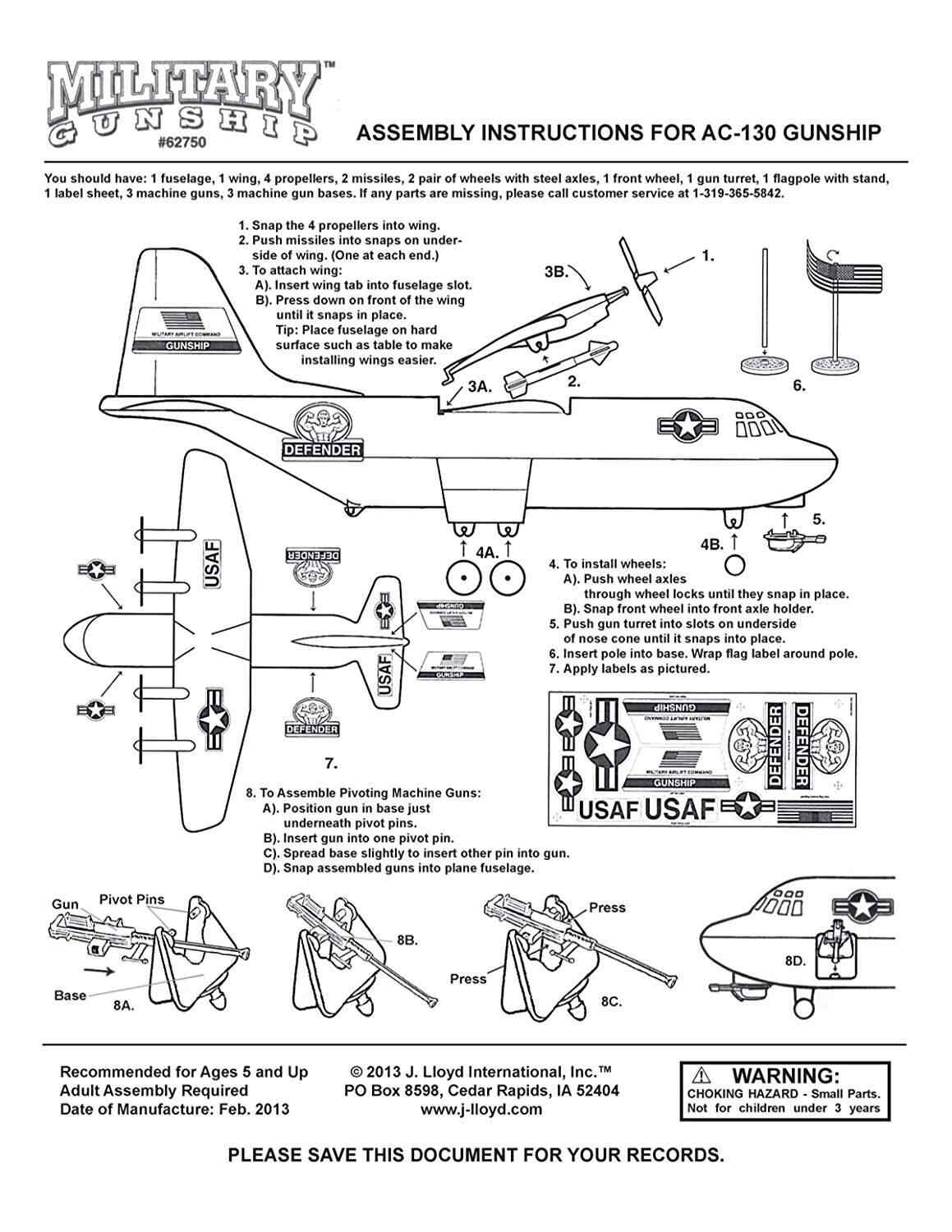 buy tim mee hercules c 130 gunship 27 piece playset giant size 2ft choking hazard size