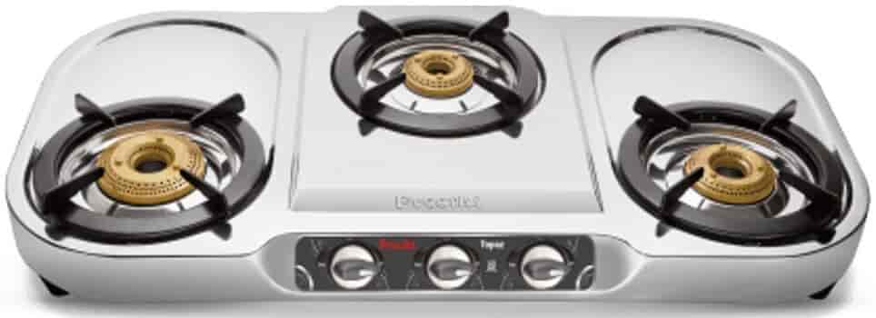 Preethi Topaz 3 Burner Gas Stove [SSGS005]