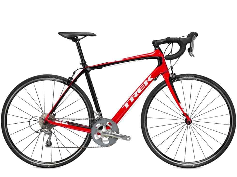 Black and clearance red trek bike