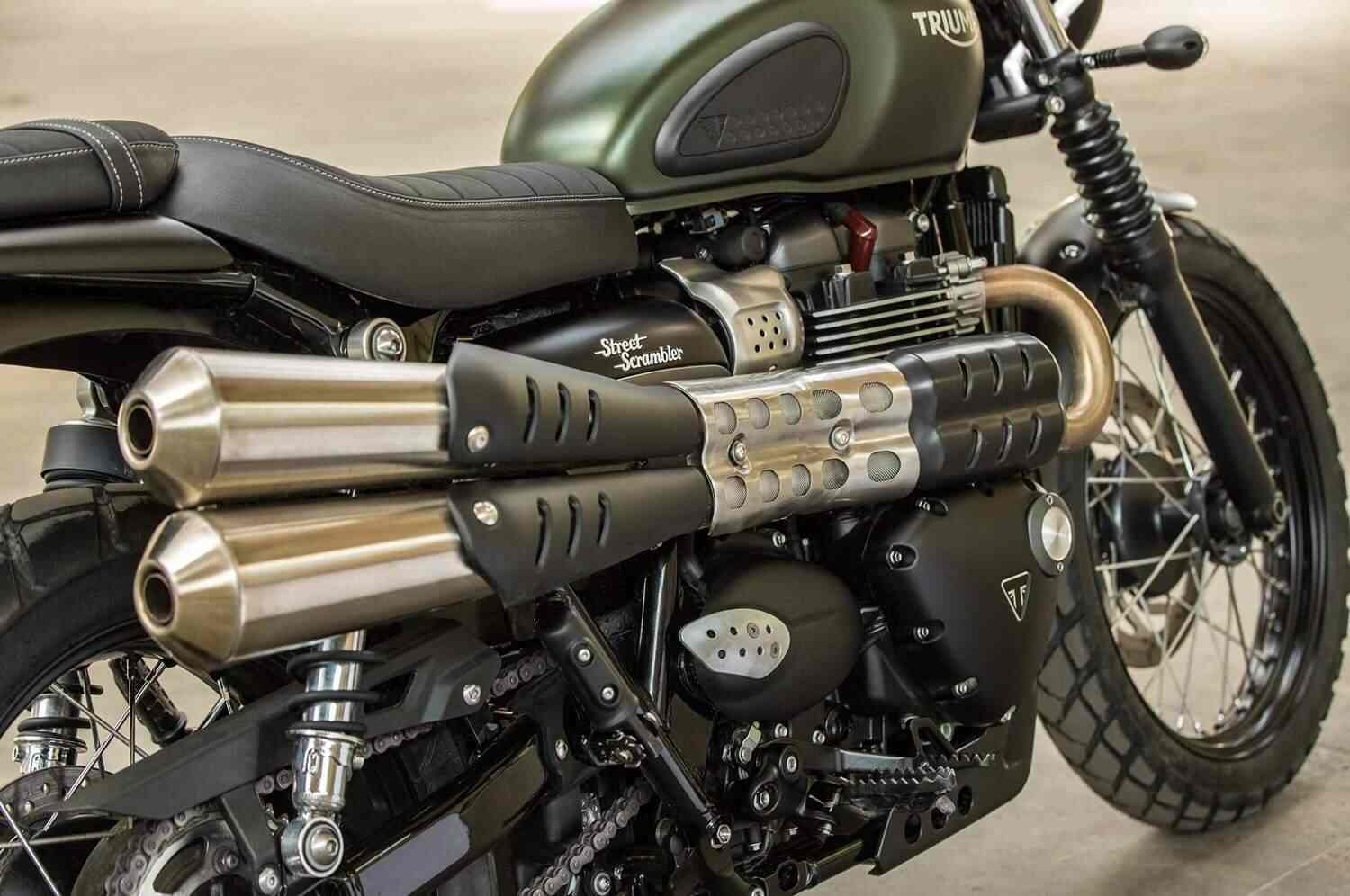 triumph street scrambler green