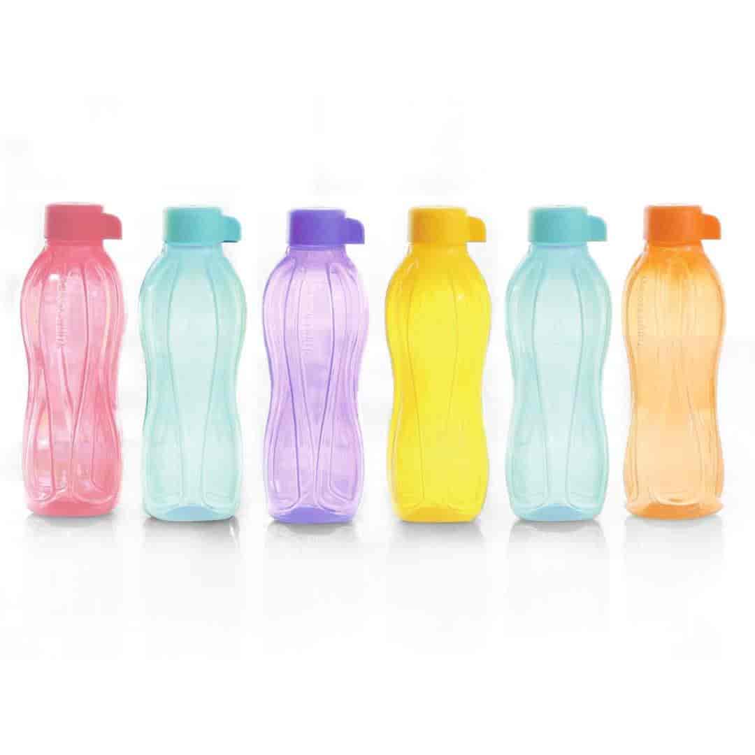 Tupperware Aquasafe 500 ml Bottle 6pc (Multicolor)