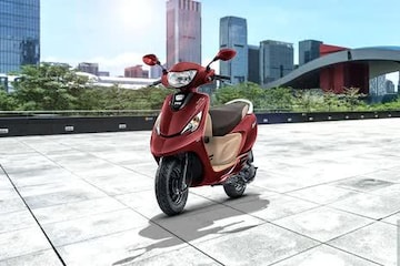 Zest 110 Price In Scooty Pep Tvs Zest Red Colour Tvs Scooty Zest