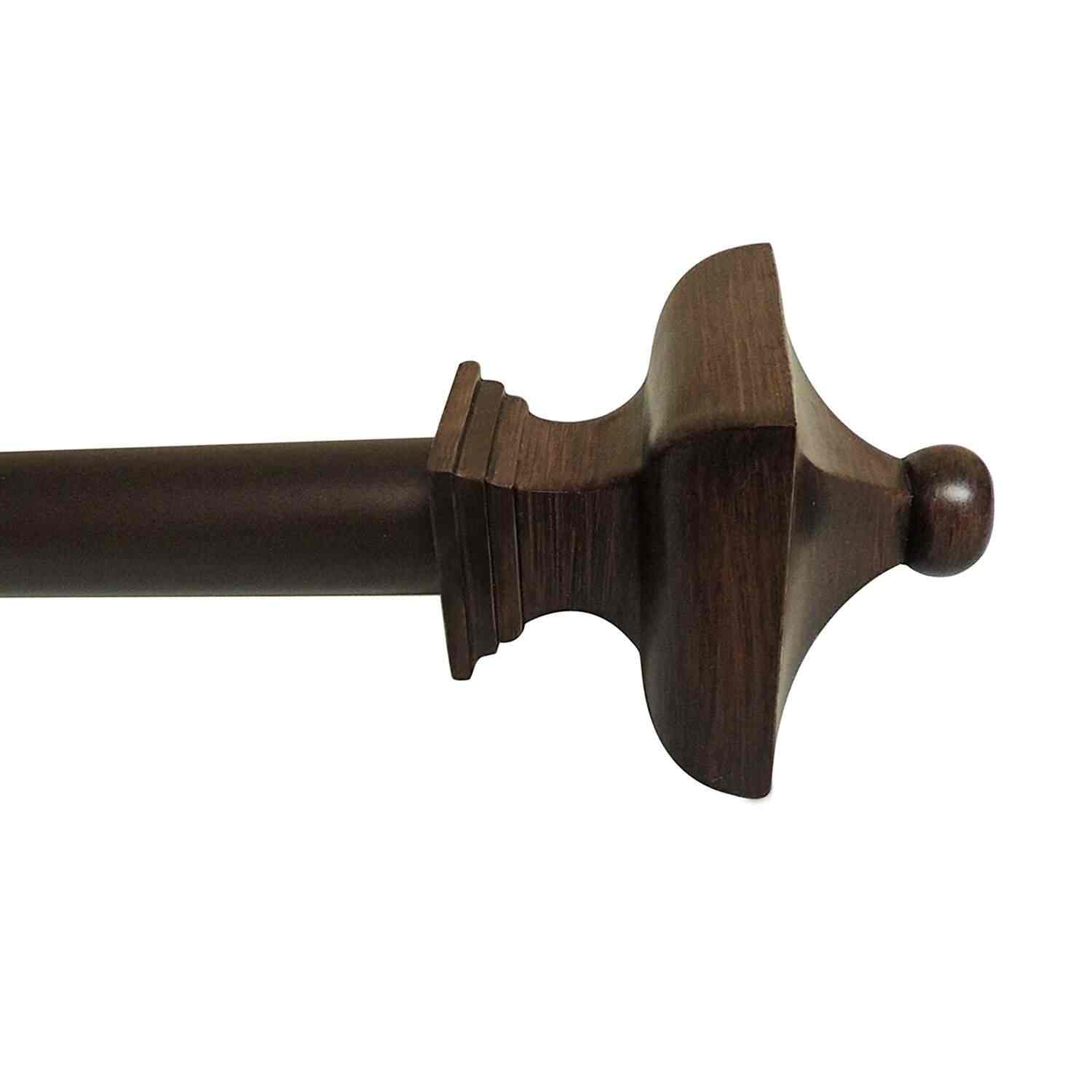 Ukeen Decorative Curtain Rod Adjustable Curtain Rod Drapery