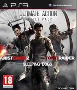 Ultimate Action Pack Tomb Raider Sleeping Dogs And Just Cause 2 Ps3