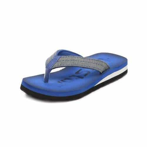 Buy XERIX Embossed Comfortable and Stylish Daily Use Ladies Hawai Slipper,  Chappal For Women (Blue, numeric_5) at Amazon.in