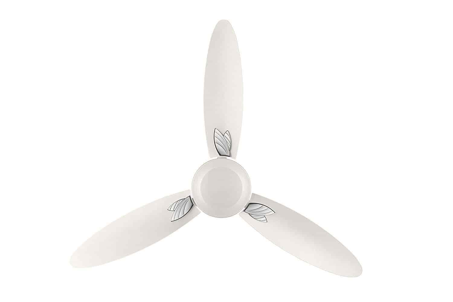 USHA Bloom Magnolia Goodbye Dust 3 Blades Ceiling Fan 1250 mm (Sparkle White)