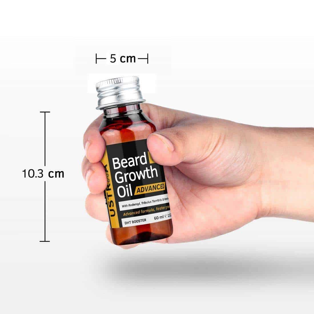 USTRAA Beard Growth Oil- Advanced - 60 Ml