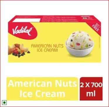 Vadilal American Nuts Party Pack Ice Cream (1+1 700 ml)