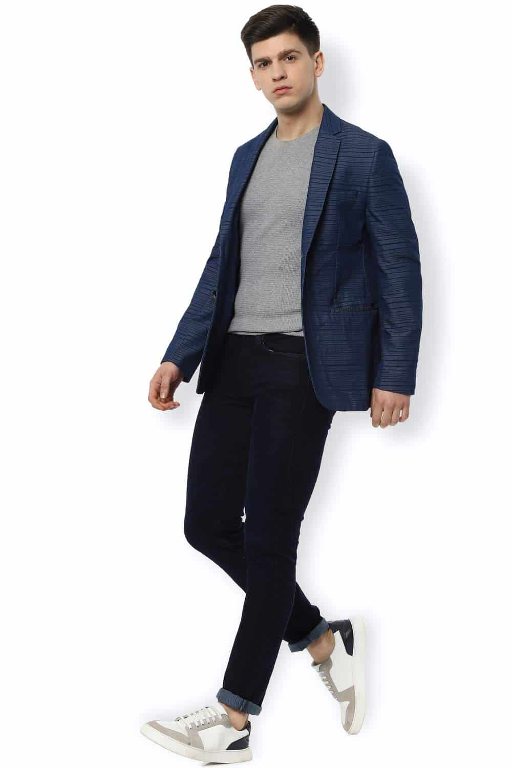 VAN HEUSEN Navy Blazer VXBZCSLHA49510 - 38