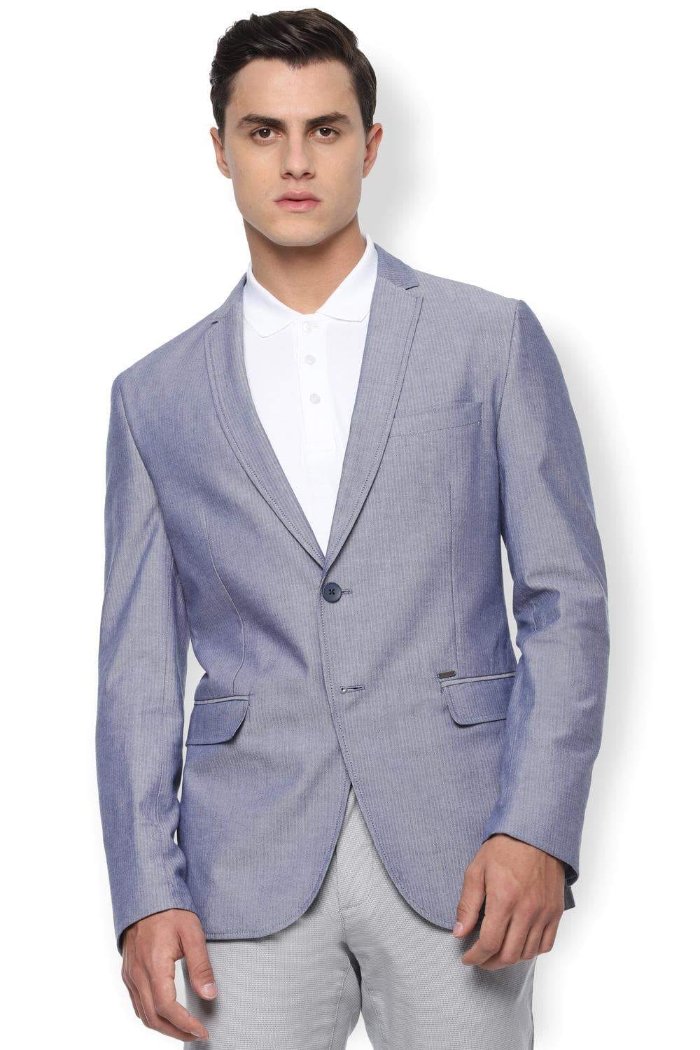 VAN HEUSEN Blue Blazer VSBZWSLF912968 - 36
