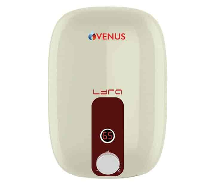 Venus 15RX Lyra Smart Electric Storage Vertical Geyser (15 Ltr, White u0026  Wine Red) in Sri-Ganganagar-Rajasthan at best price by Vijay Electrical u0026  Beniwal Brothers - Justdial