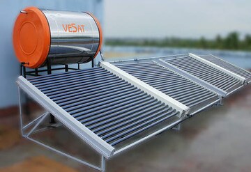 Vesat Rooftop Solar Water Heater - Get Best Price from Manufacturers u0026  Suppliers in India