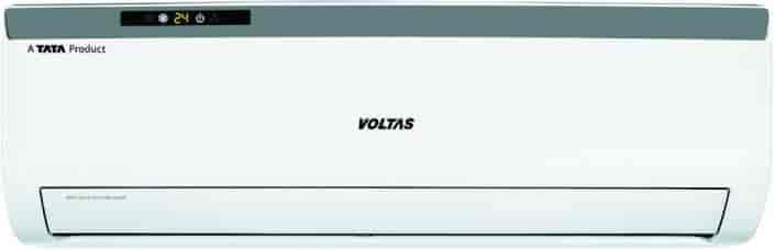 VOLTAS 1 Ton 3 Star 2018 Split AC (Copper, 123 CZA, White)
