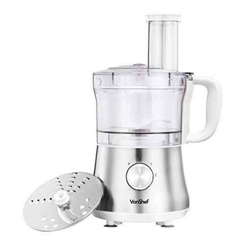 Buy Vonshef 4 5 Cup Powerful Food Processor Blender Chopper Multi Mixer Silver 2 Speed And Pulse Action Features Price Reviews Online In India Justdial