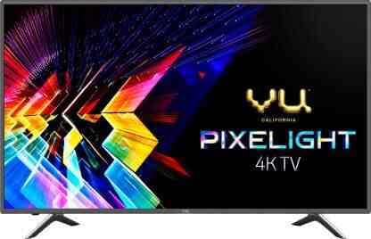 Buy Vu Pixelight 126cm (50 ) Ultra HD (4K) LED Smart TV with cricket mode  (50-QDV), Features, Price, Reviews Online in India - Justdial
