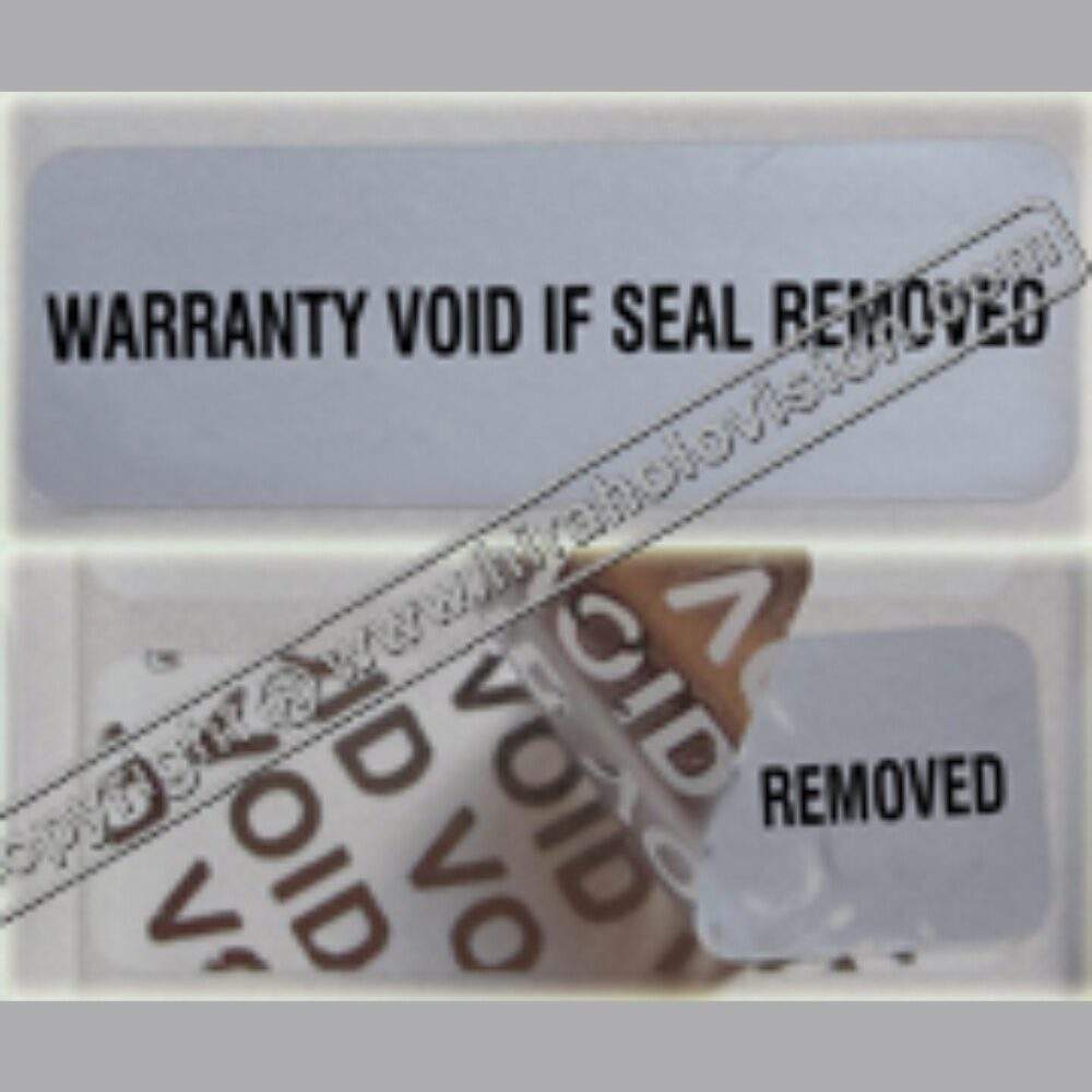 100 X Security Labels Stickers Warranty Void if Reoved Taper-Evident 100 X Security Labels Stickers Warranty Void if Reoved Taper-Evident