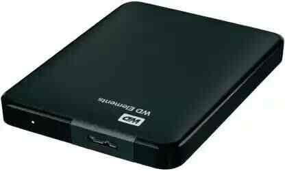 WD Elements 2 TB Wired External Hard Disk Drive (HDD)