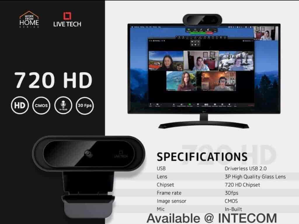 Webcam Live Tech 720 HD