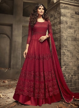 sachin and babi light blue dress Engagement Anarkali Dress | Anarkali Gown for Engagement