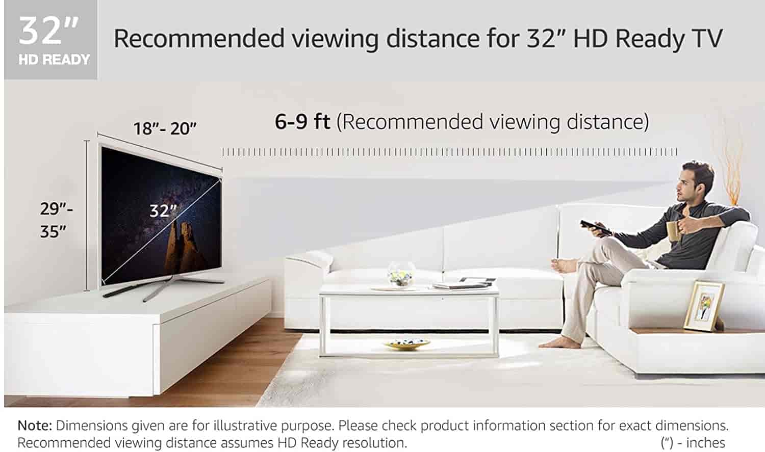 Weston 80 cm (32 inches) WEL-3200S HD LED Smart TV (Black)