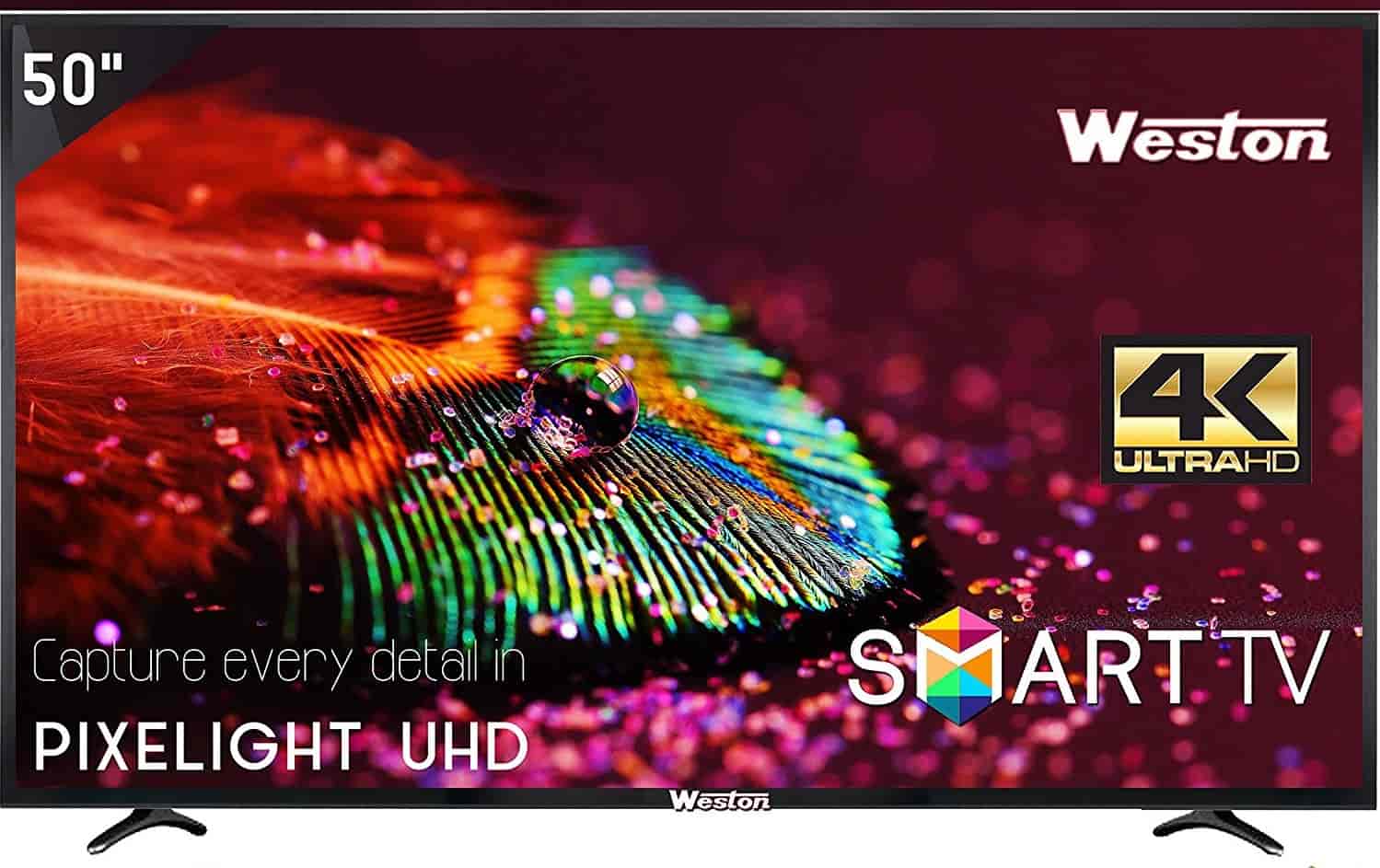 Weston 127 cm (50 inches) WEL-5101 4K UHD LED Smart TV (Black)