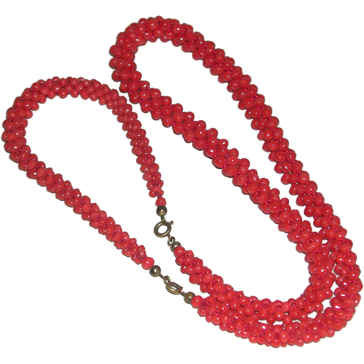 synthetic coral beads