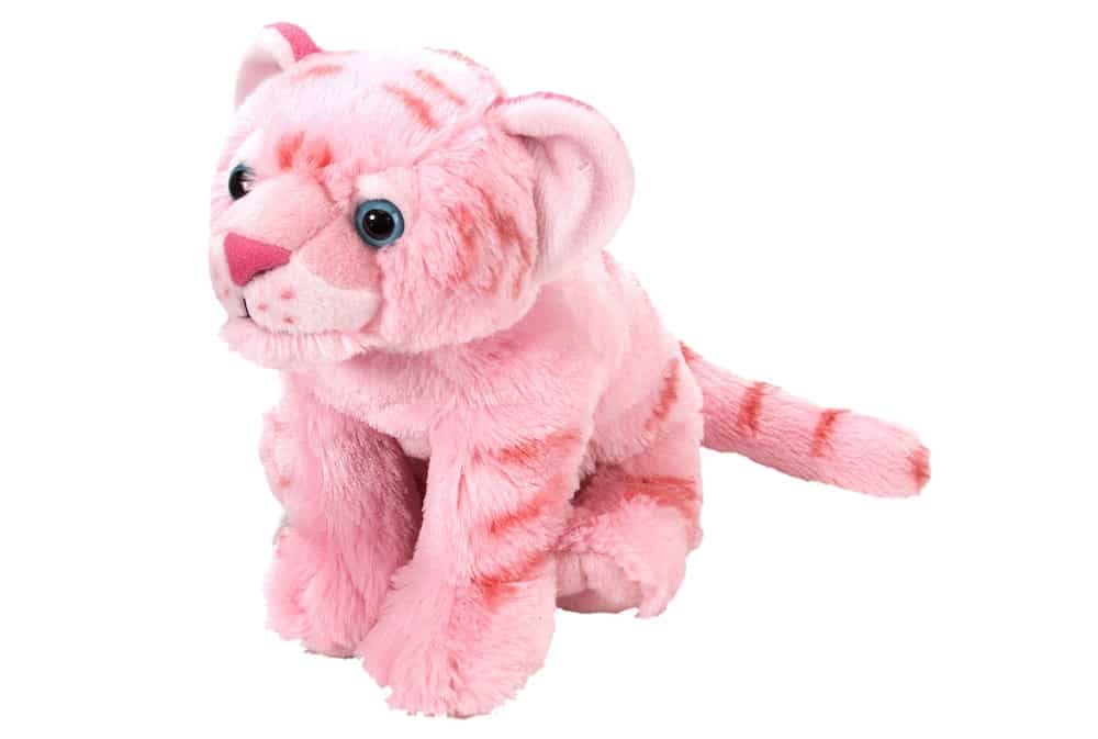 Pink tiger stuffed clearance animal