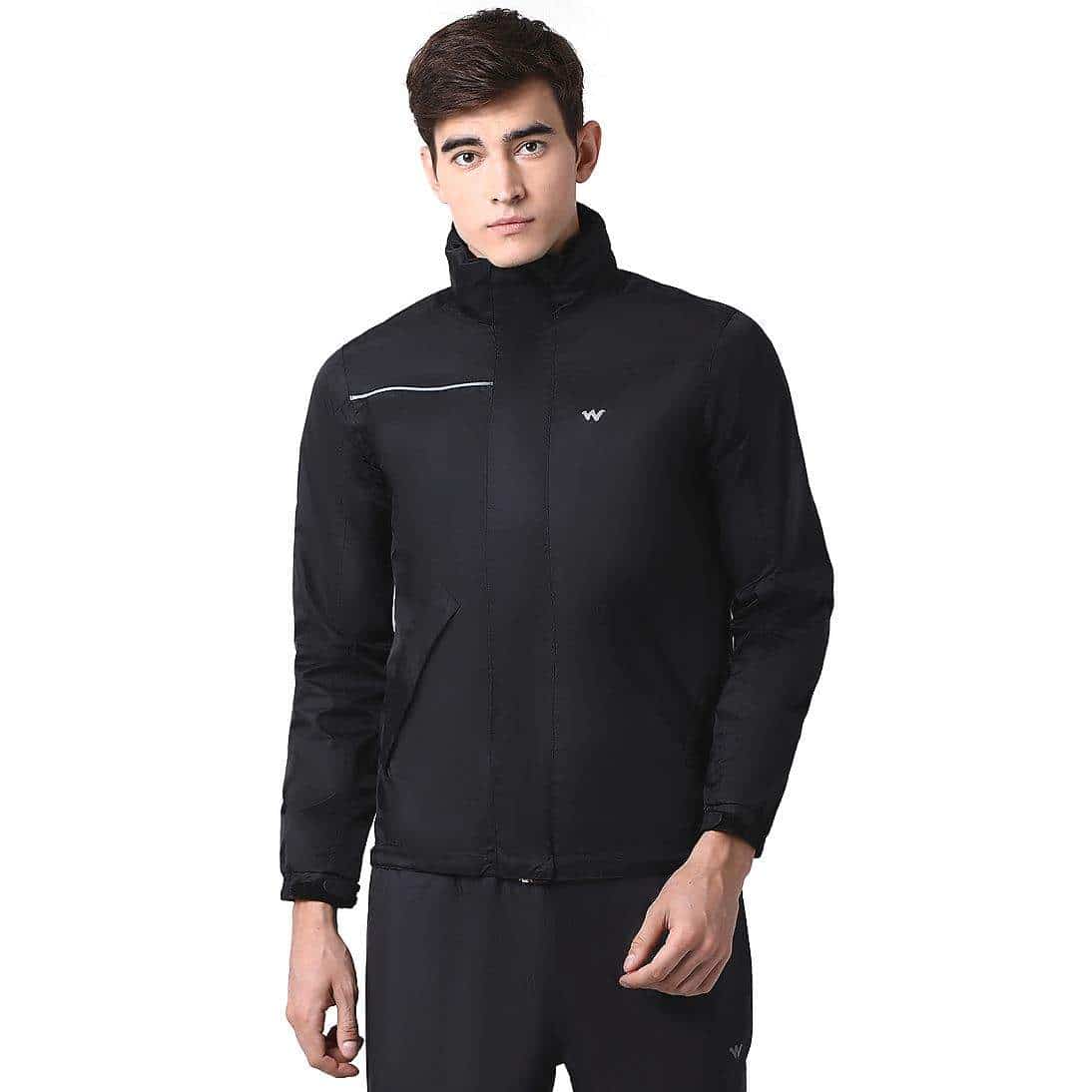 Wildcraft L Black Rain Jacket Get Best Price from Manufacturers