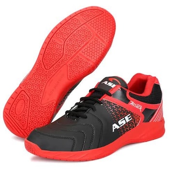 ESS Rack Air Badminton Shoes For Men – Non-Marking Rubber Sole For Court Sports, Breathable & Supportive