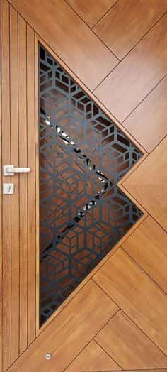 Signature wooden door design